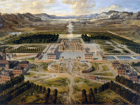 Общий вид дворца Версаль